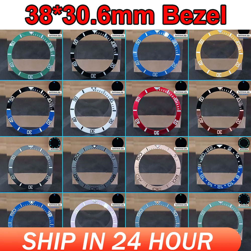 Watch Bezel Insert - Sloping 38mm*30.6mm Ceramic Bezel GMT and