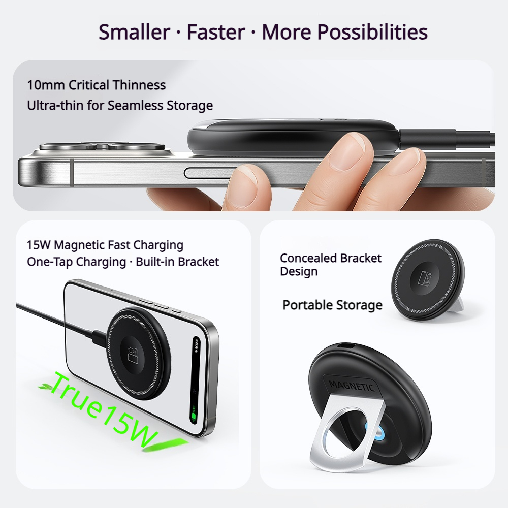 15W 3-in-1 Foldable Magnetic W - огляд і ціна Smartwatch Phone Watches