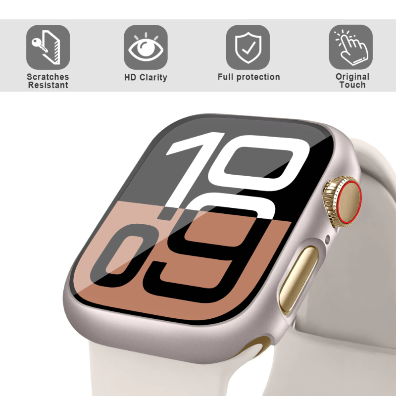 Tempered Glass+Case For Apple  - огляд і ціна Iwatch Smartwatch Series 7