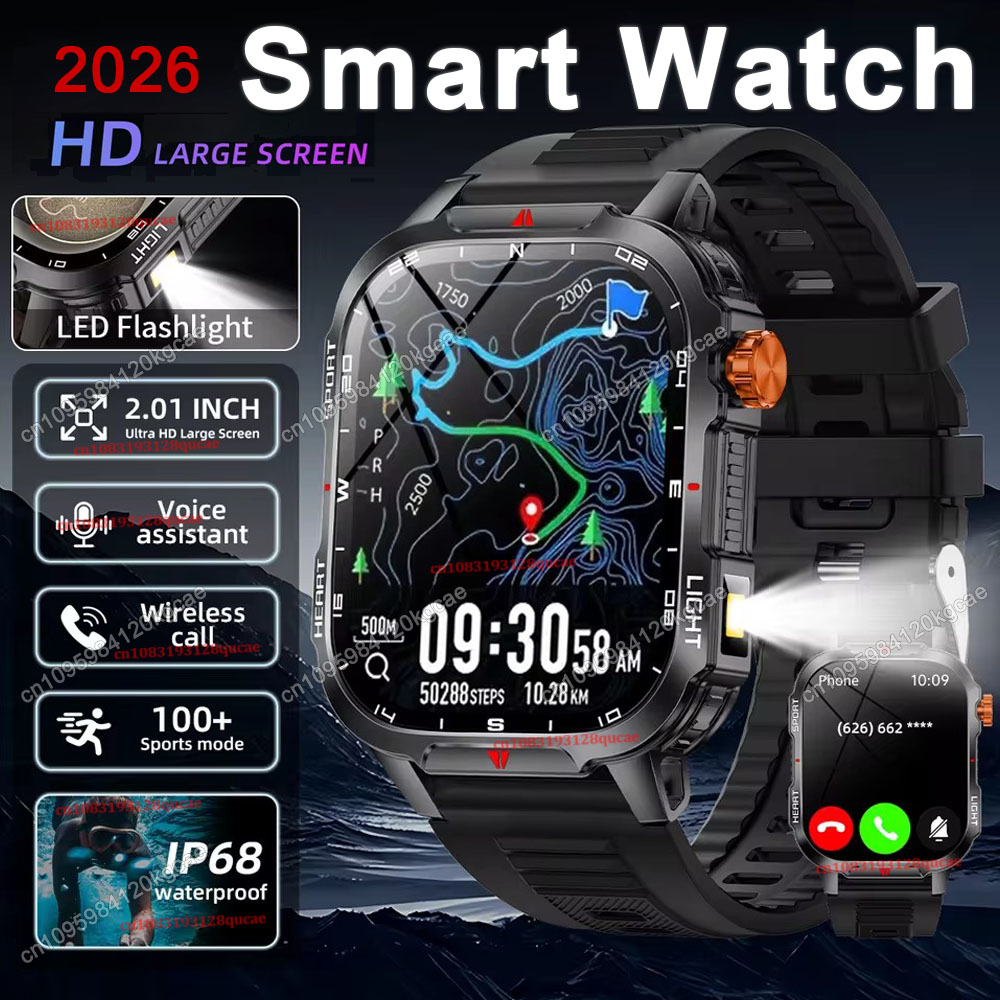 2026 New Rugged Military GPS S - огляд і ціна Smartwatch Rugged Watches For Men