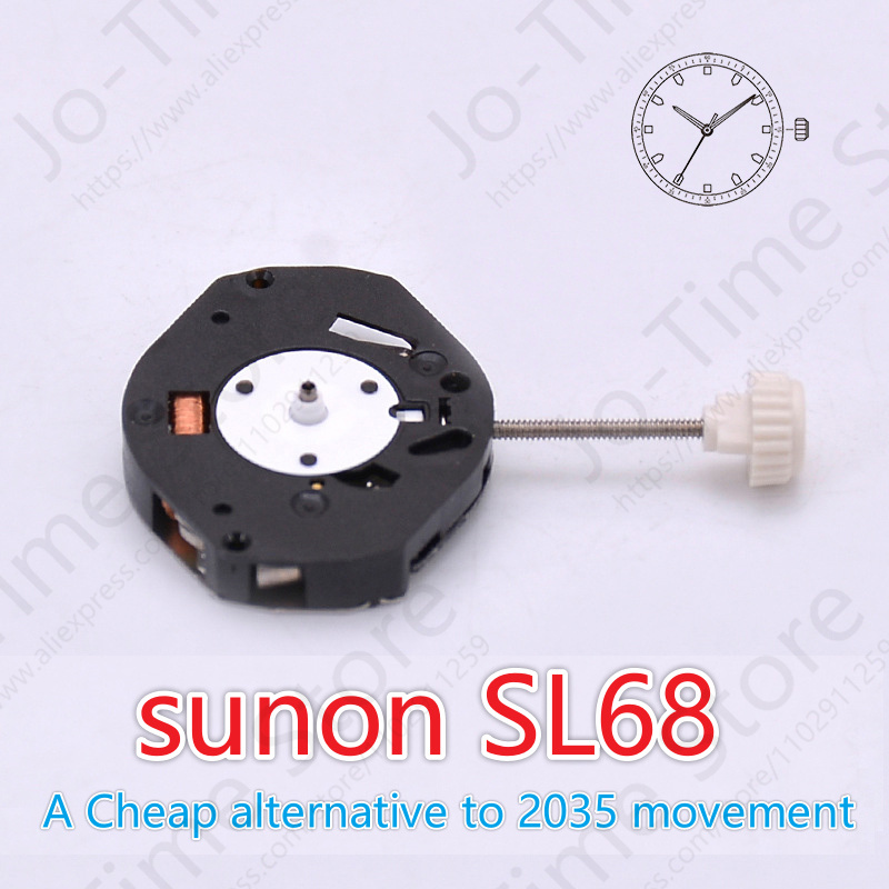 Sunon Sl68 Quartz Watch Moveme - огляд і ціна Watch Movement Rotor