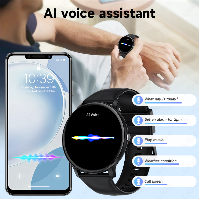 LIGE Bluetooth Call Women Smar - огляд і ціна Smartwatch Latest Watches For Women
