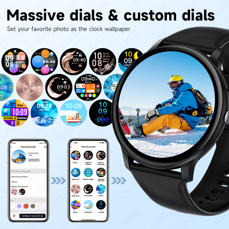 LIGE Bluetooth Call Women Smar - огляд і ціна Smartwatch Latest Watches For Women