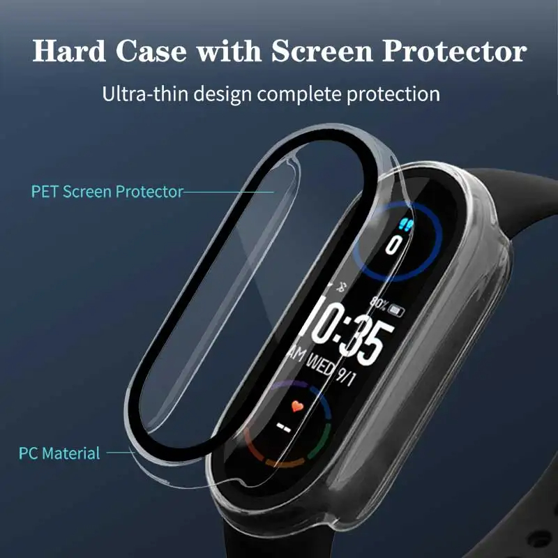 Tempered Glass+PC Case For Xia - огляд і ціна Smartwatch Watches For Women Smart