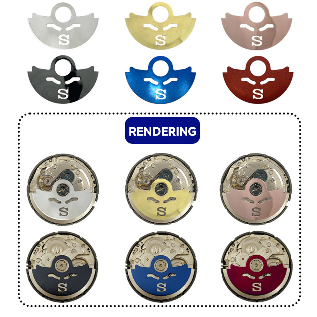 Movement Oscillating Rotors Au - огляд і ціна Watch Movement Rotor