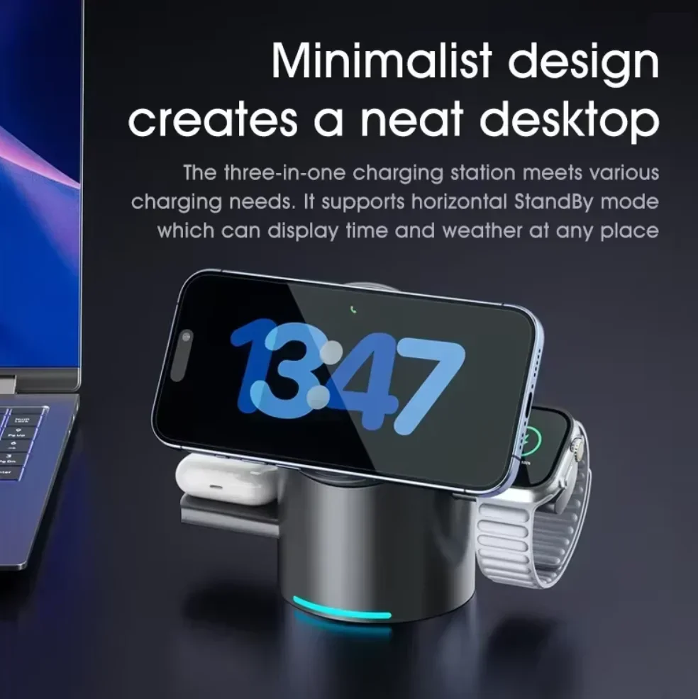 2026 Upgraded Touch Button Qi2 - огляд і ціна Smartwatch Phone Watches