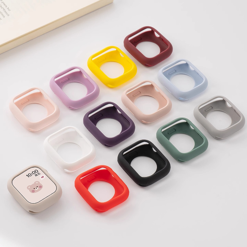 Silicone Case for Apple Watch  - огляд і ціна Iwatch Smartwatch Series 7