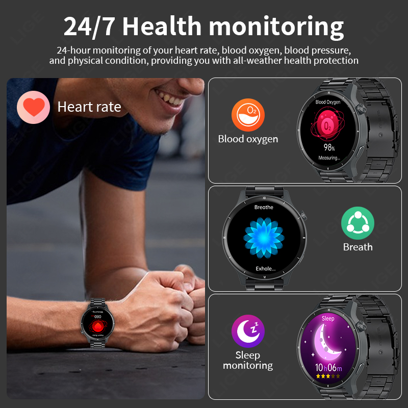 LIGE 3D Dynamic Dial Smart Wat - огляд і ціна Smartwatch Latest Watches For Women