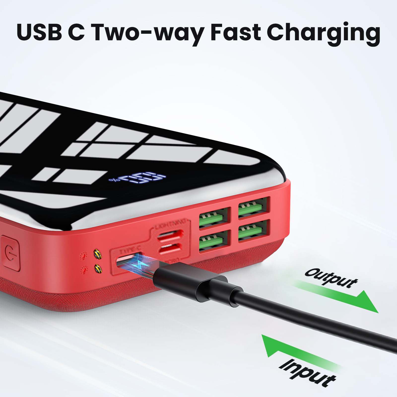 Portable Charger 30000mah Powe - огляд і ціна Smartwatch Phone Watches