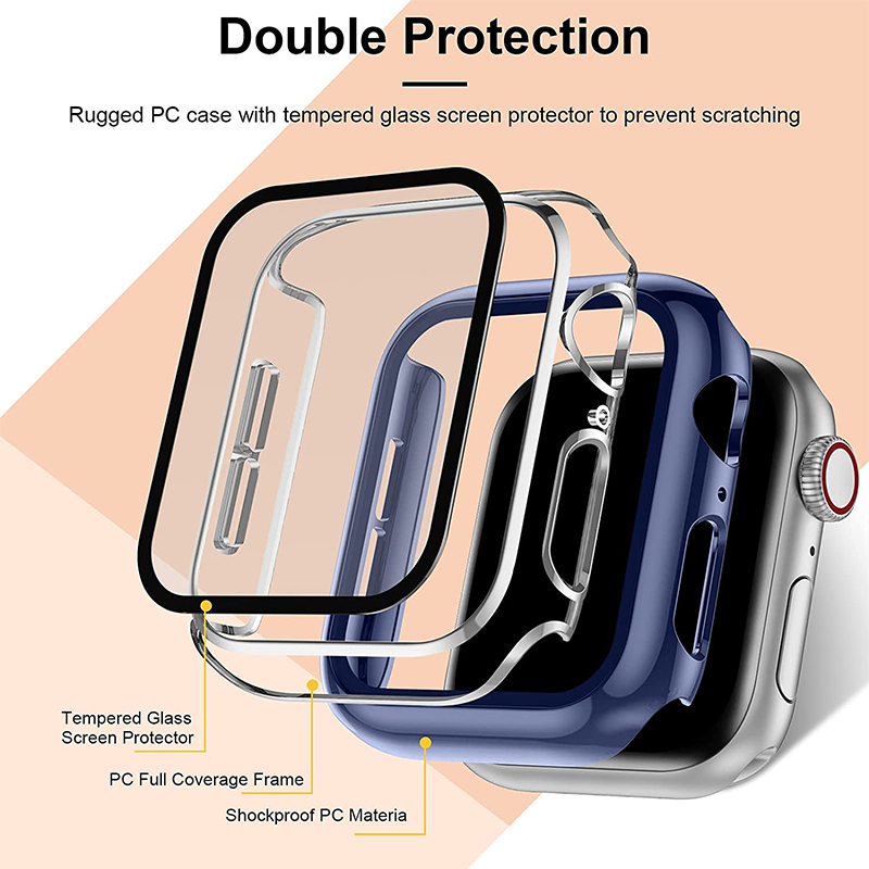 Tempered Glass+cover For Apple - огляд і ціна Iwatch Smartwatch Series 7