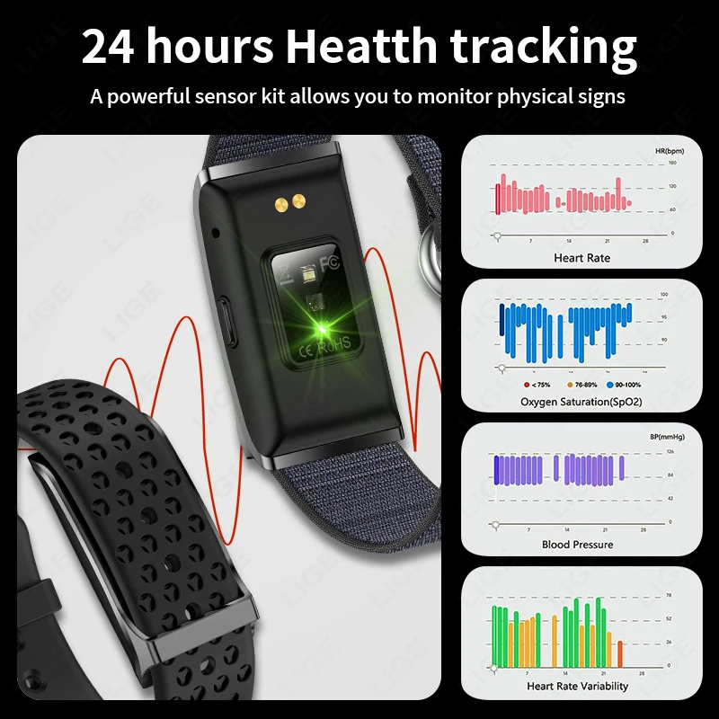 LIGE No Screen Smart Watch Hea - огляд і ціна Smartwatch Latest Watches For Women
