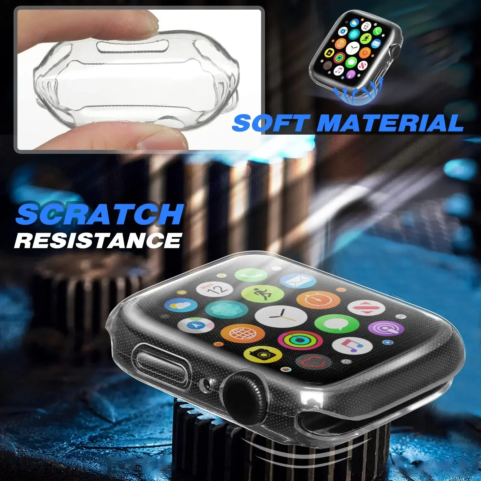 Cover For Apple Watch Case 44m - огляд і ціна Smartwatch Watches For Women Smart