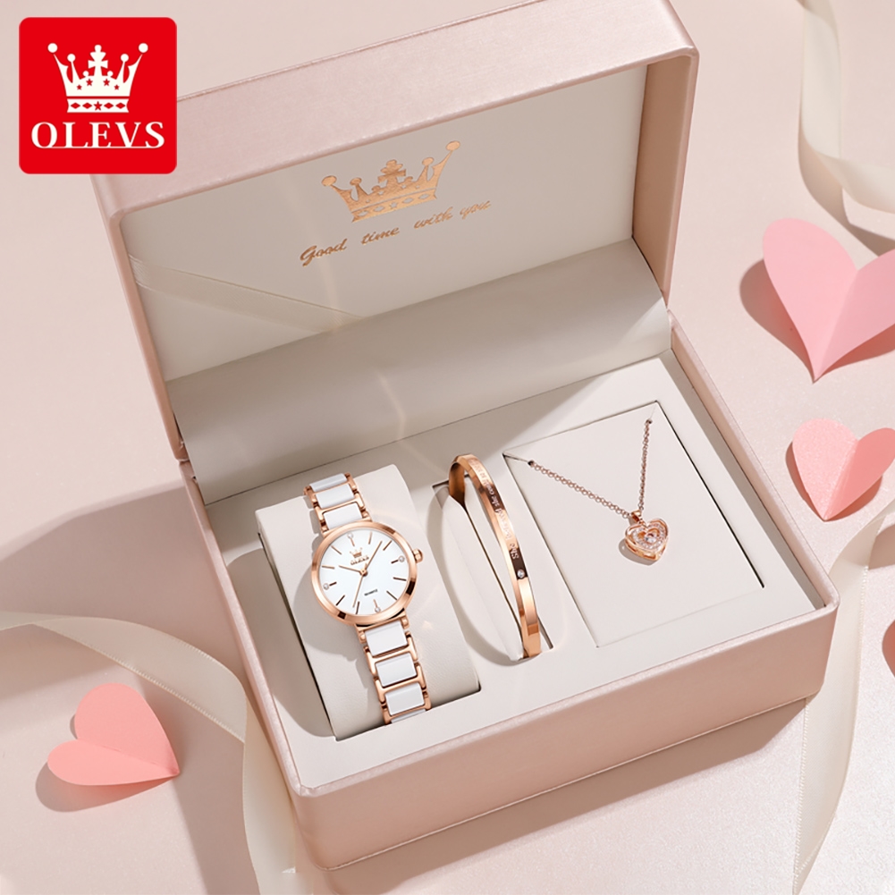 OLEVS Women Watch 5877 Luxury  - огляд і ціна Analog Quartz Watch
