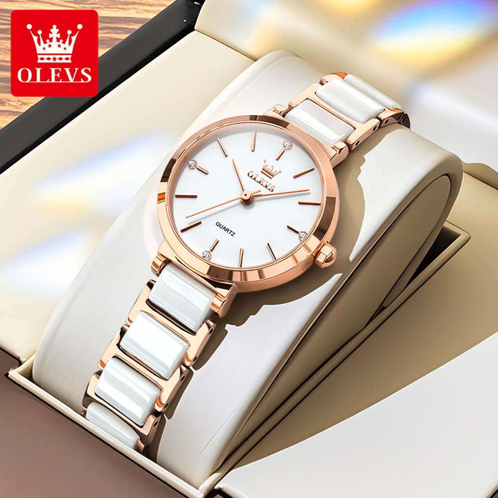 OLEVS Women Watch 5877 Luxury  - огляд і ціна Analog Quartz Watch