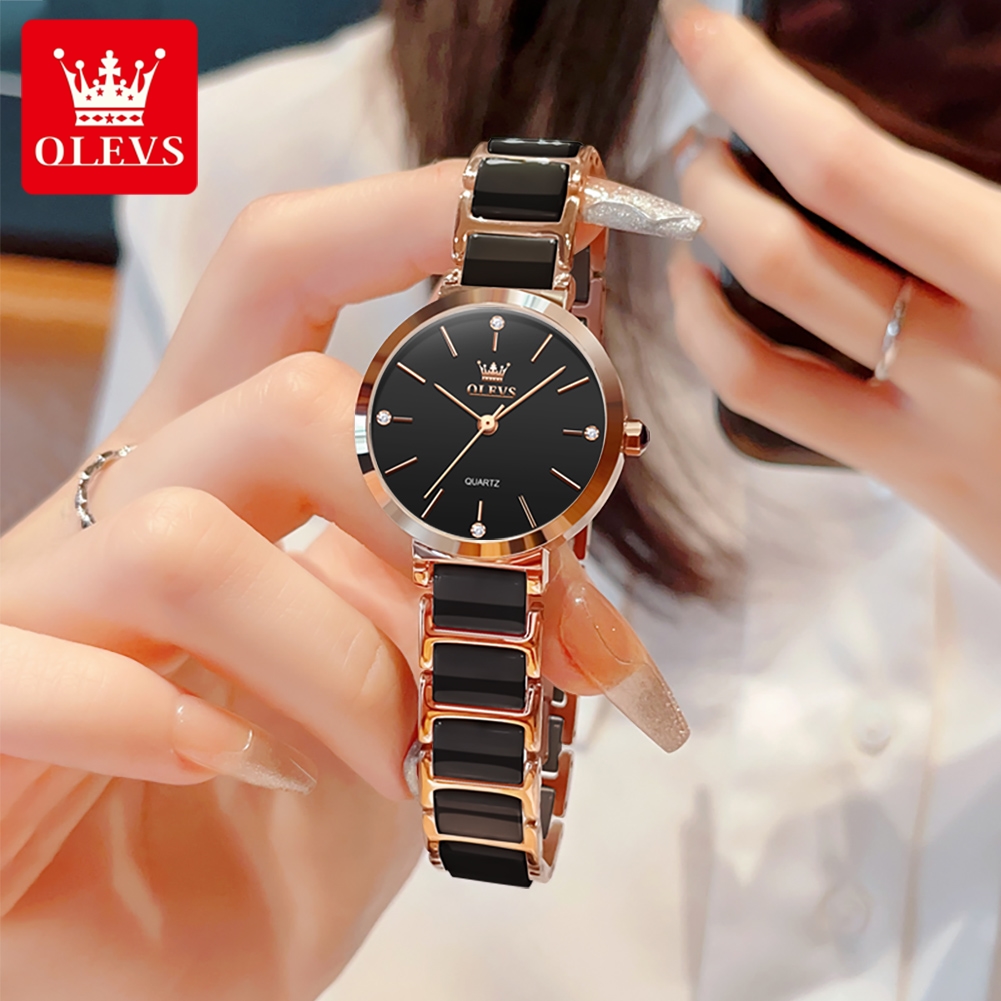 OLEVS Women Watch 5877 Luxury  - огляд і ціна Analog Quartz Watch