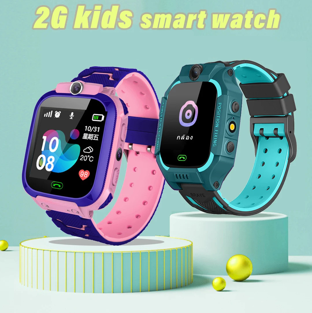 Q12 Kids Smart Watch 2G SOS Ca - огляд і ціна Smartwatch Digital Watches For Kid Boy