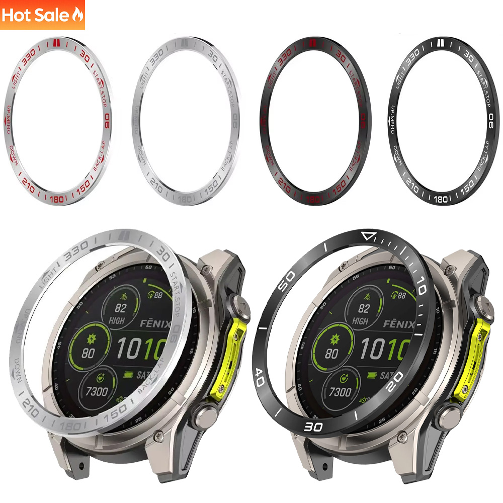 Metal Bezel Ring For Garmin Fe - огляд і ціна Watch Bezel Insert