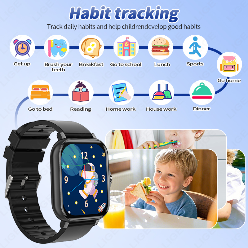 LIGE 2025 Audiobook Children S - огляд і ціна Smartwatch Digital Watches For Kid Boy