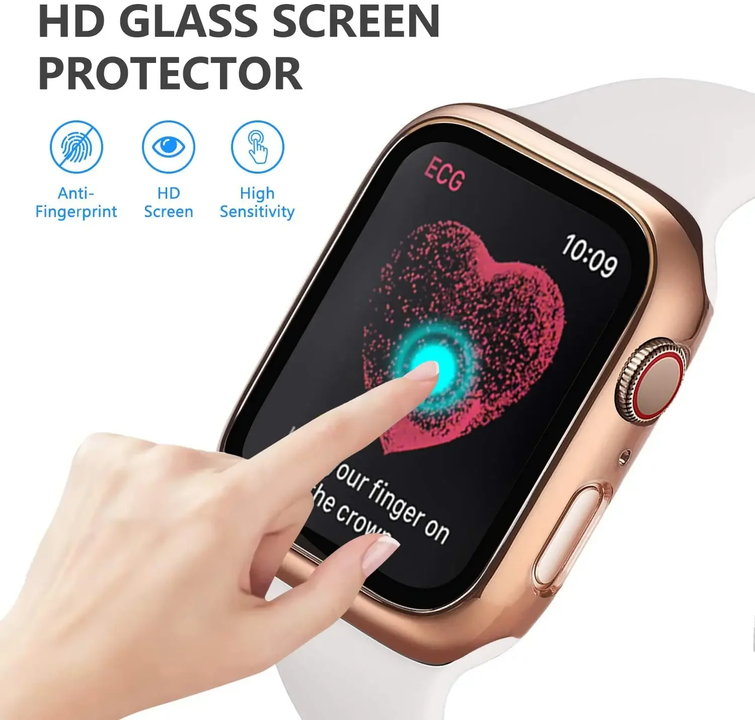 Tempered Glass+cover For Apple - огляд і ціна Iwatch Smartwatch Series 7