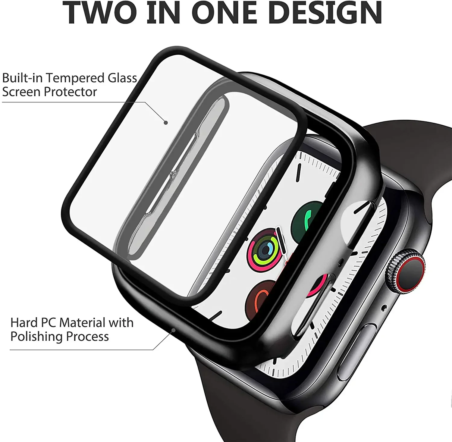 Tempered Glass+cover For Apple - огляд і ціна Iwatch Smartwatch Series 7