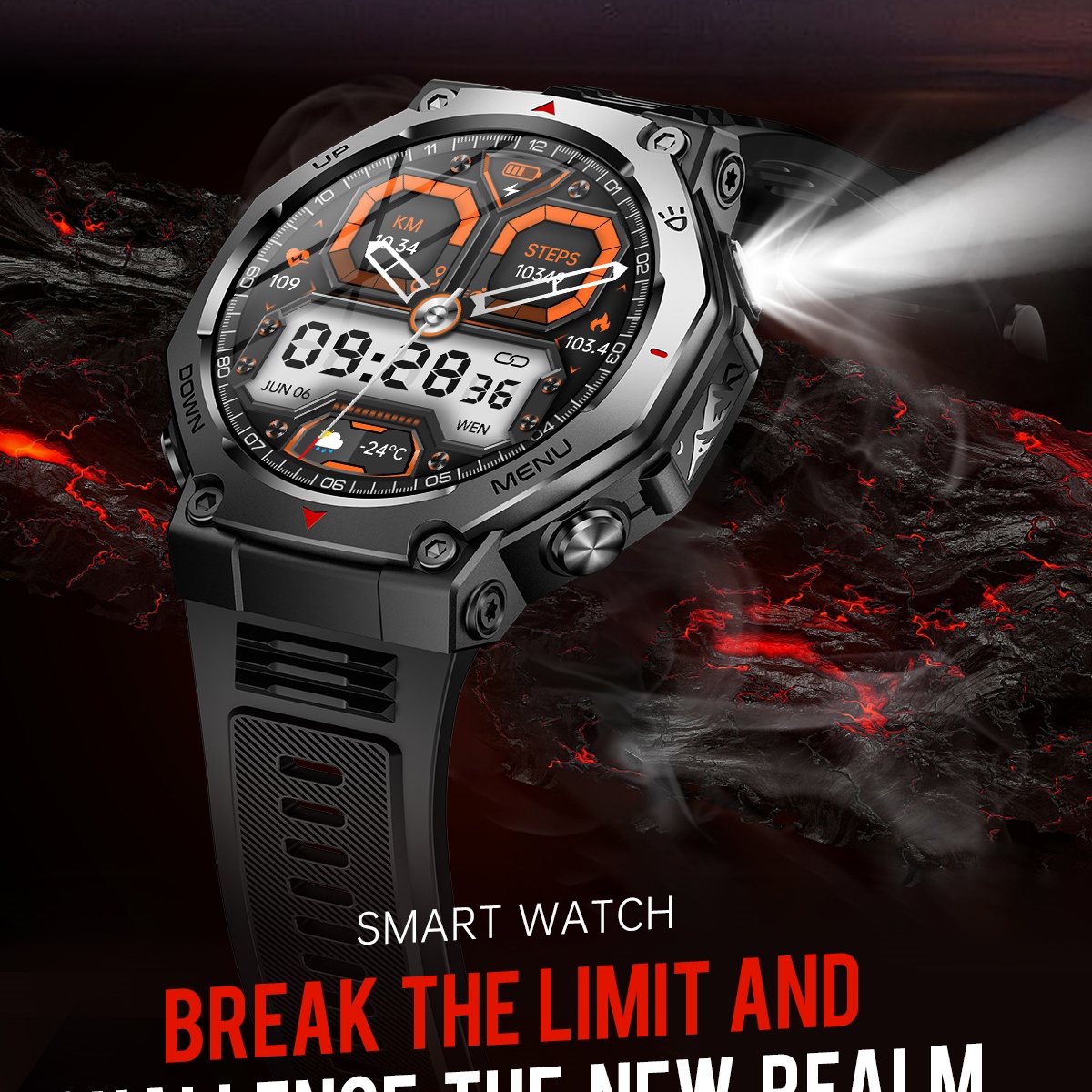 VWAR T-Rex Ultra Smart Watch w - огляд і ціна Watch Vs Amazfit