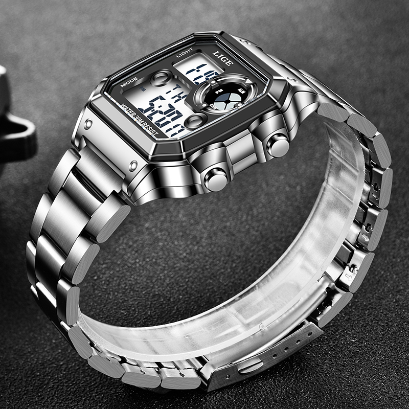 LIGE Fashion Casual Electronic - огляд і ціна Analog Quartz Watch