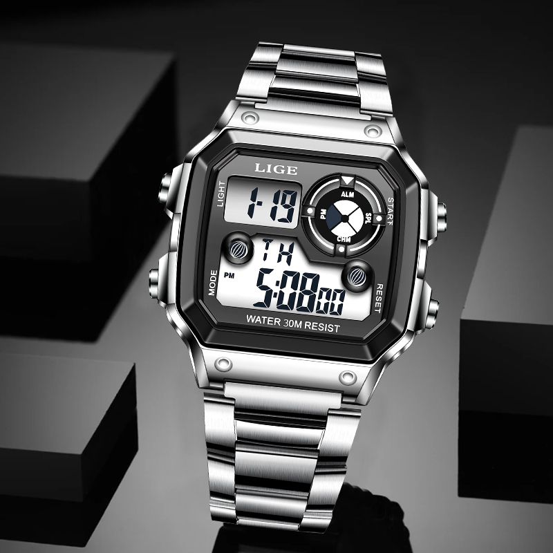 LIGE Fashion Casual Electronic - огляд і ціна Analog Quartz Watch