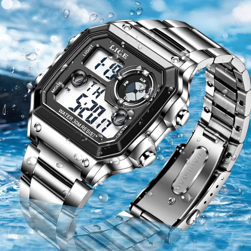 LIGE Fashion Casual Electronic - огляд і ціна Analog Quartz Watch