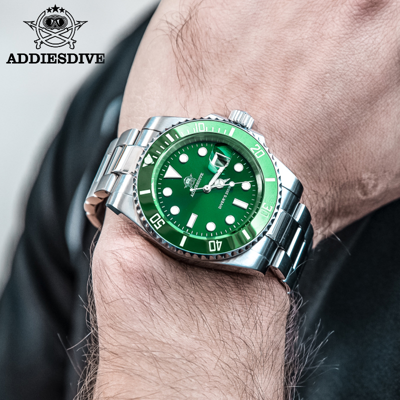 ADDIESDIVE Men's Classic Watch - огляд і ціна Watch Bezel Insert