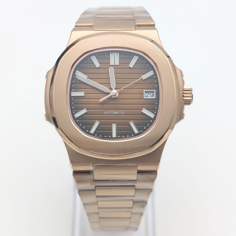 Luxury Rose Gold 40MM Square N - огляд і ціна Patek Philippe Watch Nautilus