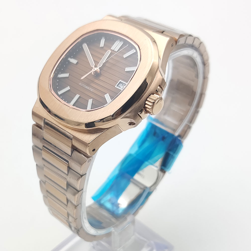 Luxury Rose Gold 40MM Square N - огляд і ціна Patek Philippe Watch Nautilus