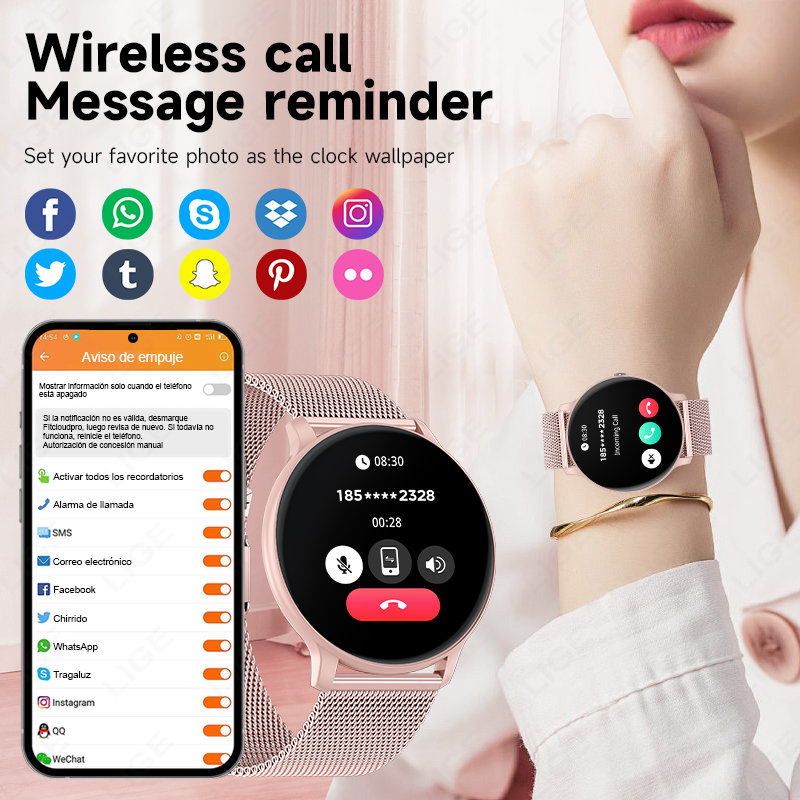 LIGE 2026 Sports Fitness Watch - огляд і ціна Smartwatch Latest Watches For Women