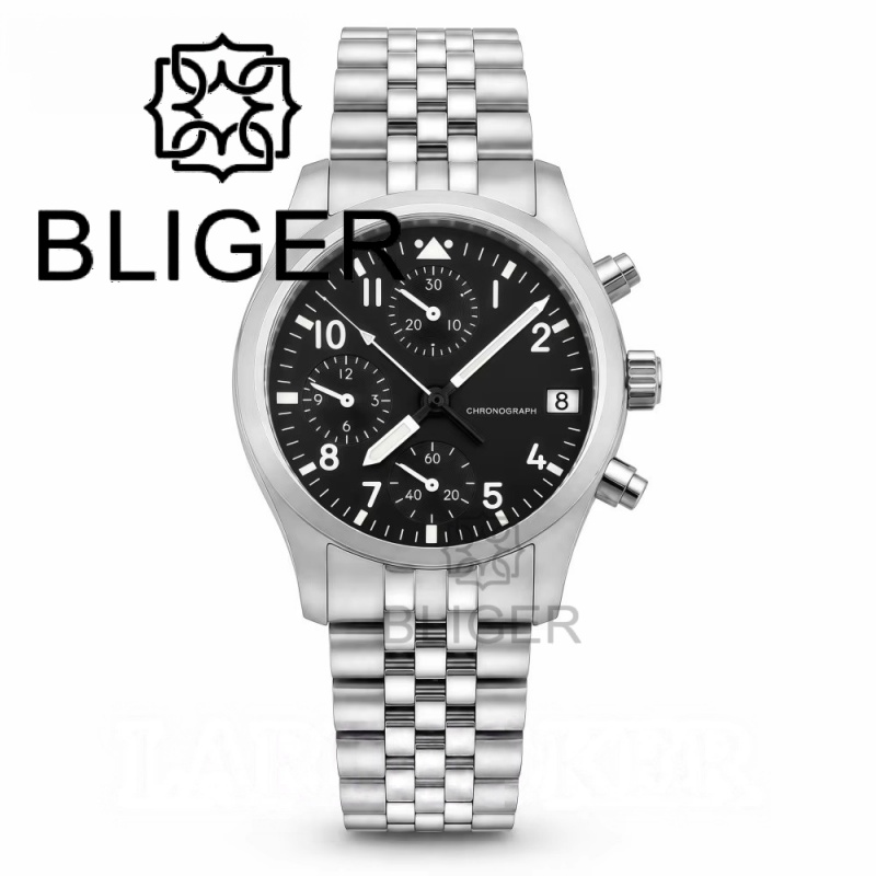 BLIGER Full Black Brushed 38mm - огляд і ціна Analog Quartz Watch