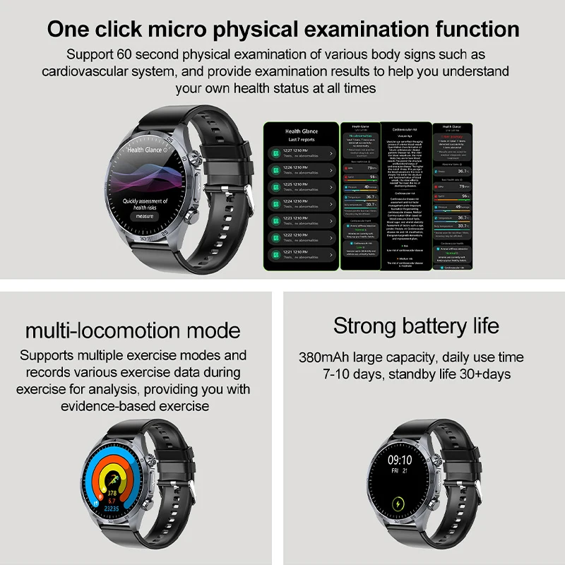 New ECG+PPG Smart Watch Pulse  - огляд і ціна Smartwatch Online Watches For Men
