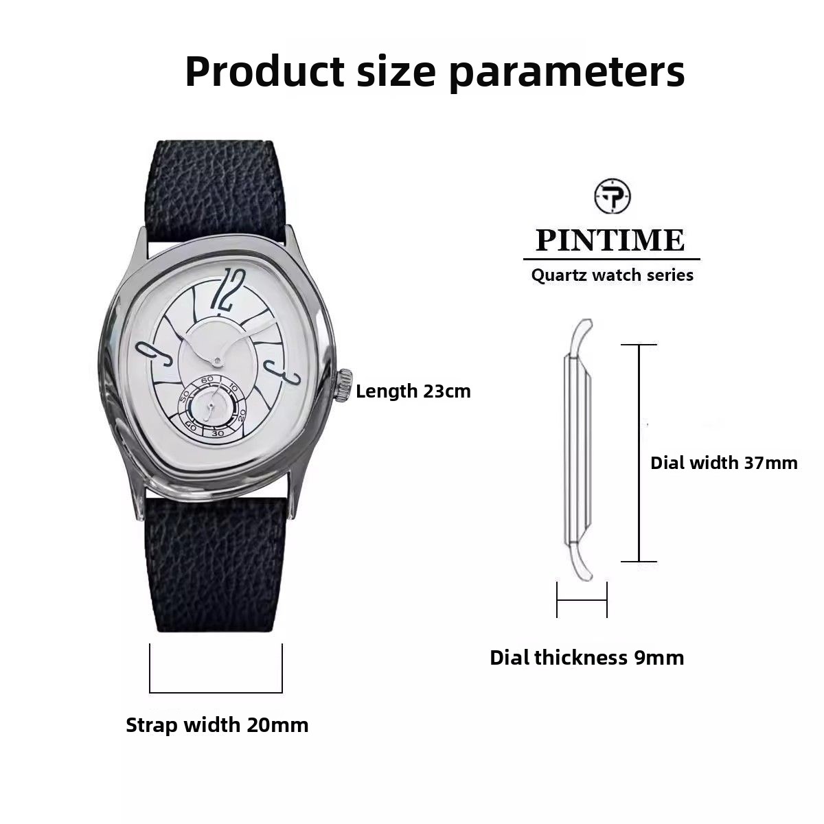 New original twisted irregular - огляд і ціна Analog Quartz Watch