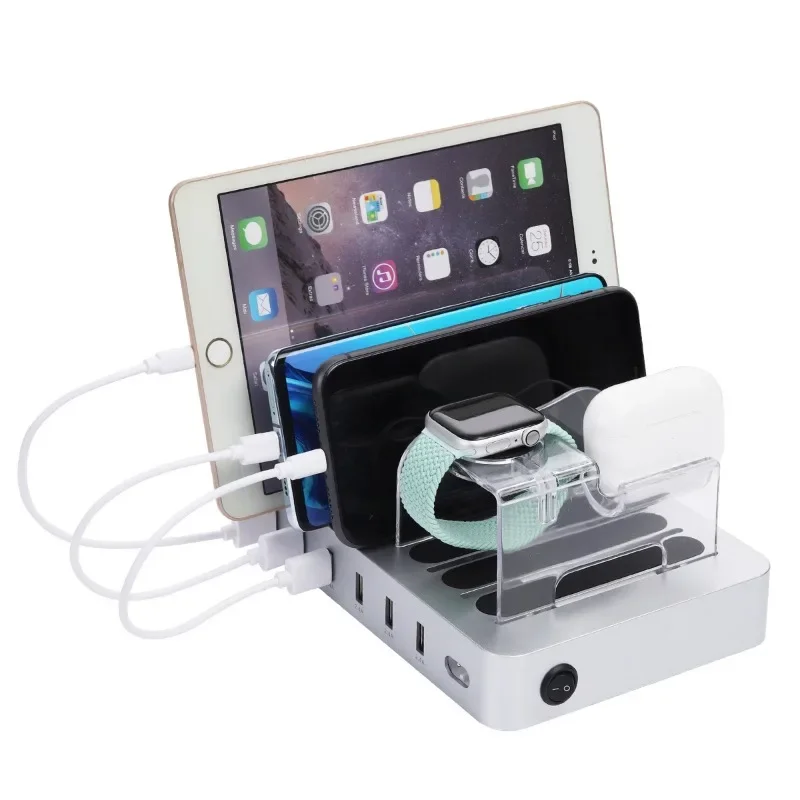 6USB desktop phone holder, sma - огляд і ціна Smartwatch I Watches