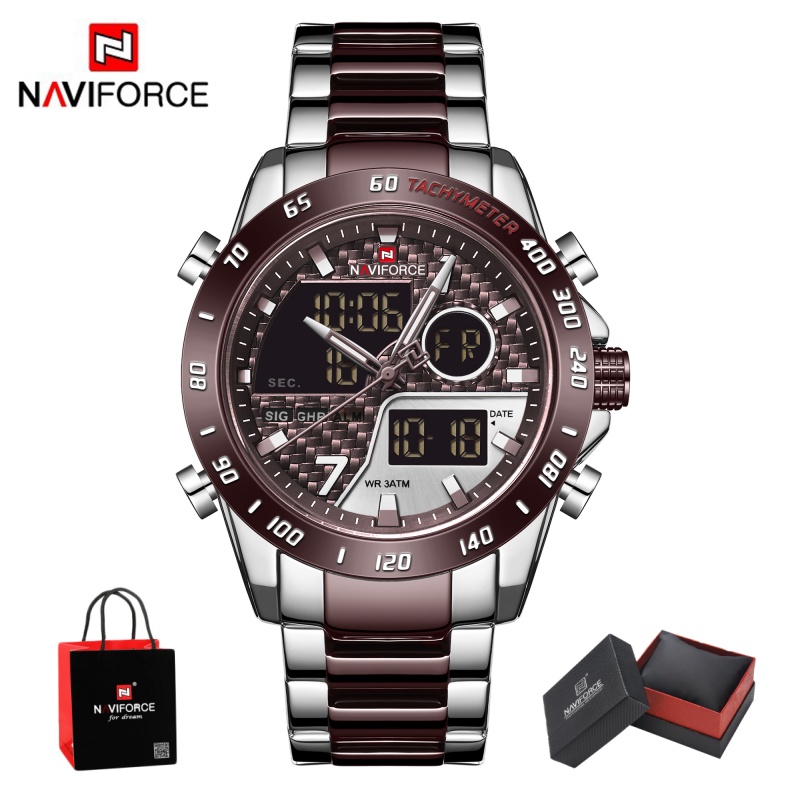 NAVIFORCE Men‘s New Analog Dig - огляд і ціна Analog Quartz Watch