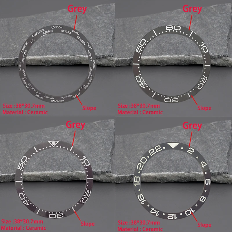 38*30.7mm Imitation Meteorite  - огляд і ціна Watch Bezel Insert