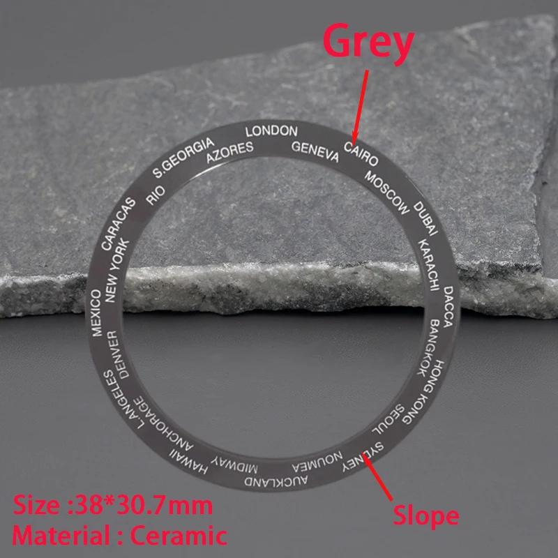 38*30.7mm Imitation Meteorite  - огляд і ціна Watch Bezel Insert