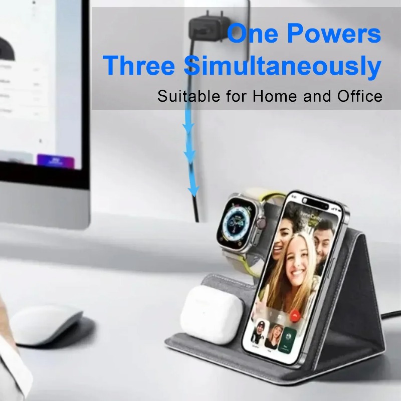3 in 1 Fabric Wireless Charger - огляд і ціна Smartwatch Phone Watches
