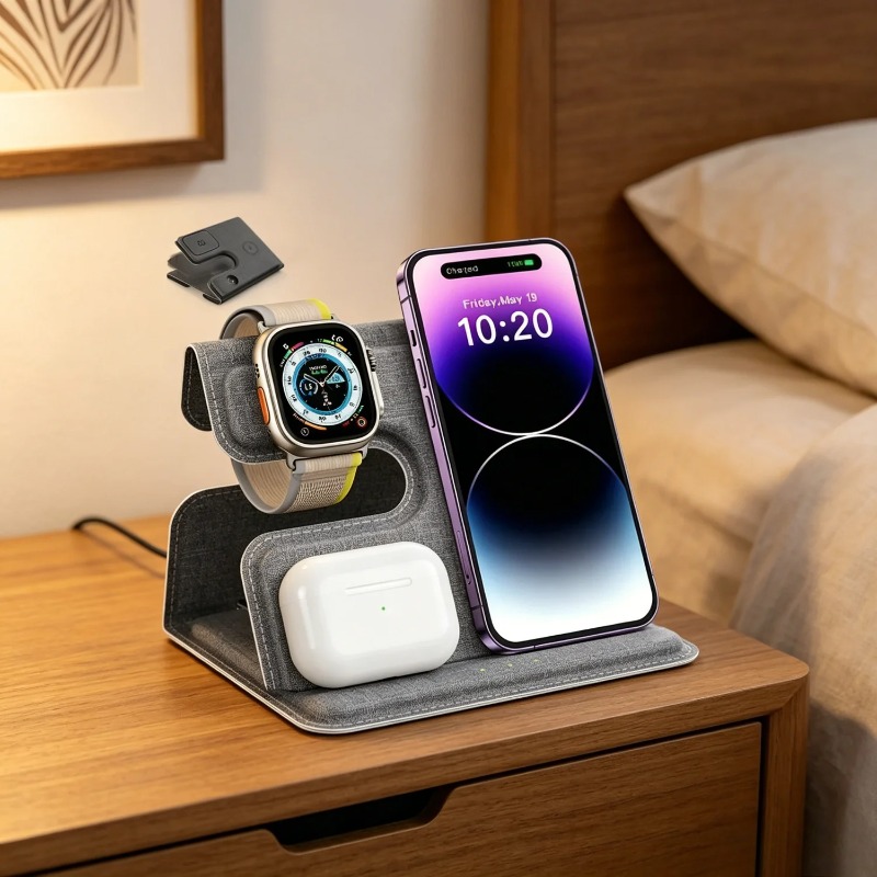 3 in 1 Fabric Wireless Charger - огляд і ціна Smartwatch Phone Watches